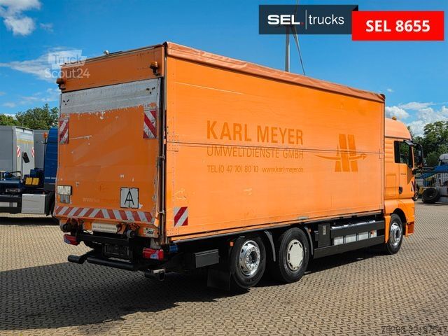 Dobozos teherautó MAN TGX 26.400 6x2/Elektrische Faltwand/Lenkachse