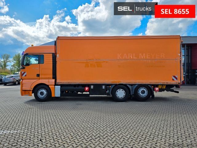 Dobozos teherautó MAN TGX 26.400 6x2/Elektrische Faltwand/Lenkachse