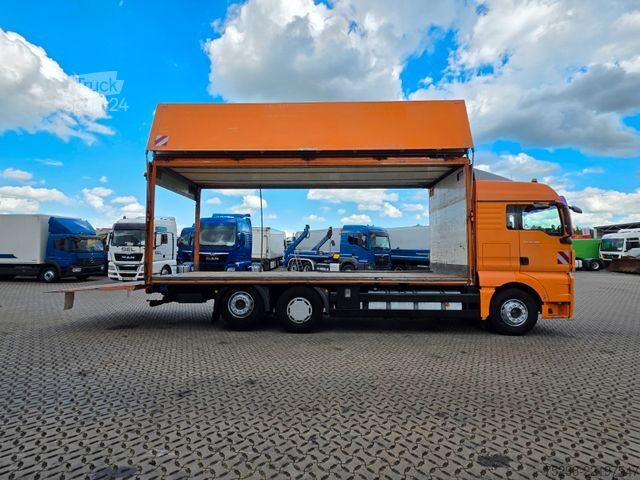 Dobozos teherautó MAN TGX 26.400 6x2/Elektrische Faltwand/Lenkachse