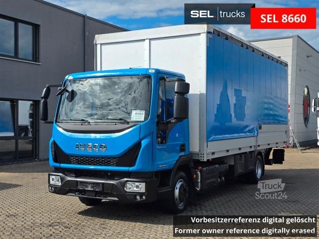 Transporter mit Koffer IVECO Eurocargo 75-210 / Ladebordwan