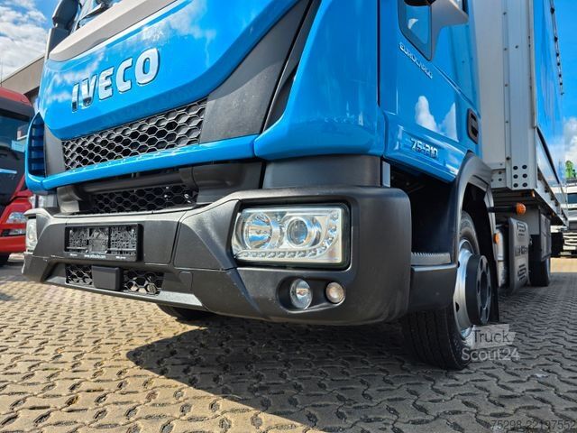 Transporter mit Koffer IVECO Eurocargo 75-210 / Ladebordwan