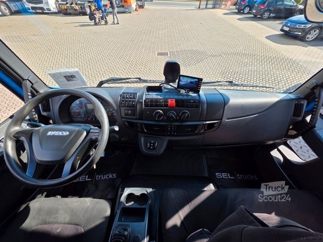 Transporter mit Koffer IVECO Eurocargo 75-210 / Ladebordwan