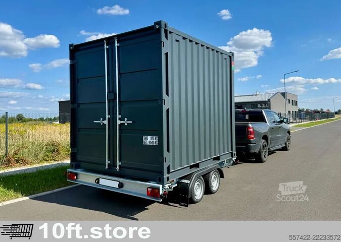 10-stopni skladišni kontejner, prikolica za kontejnere 10ft.store e.U. 10 Fuß Lagercontainer Containeranhänger