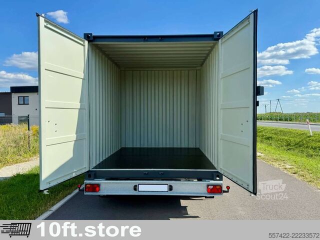 10-stopni skladišni kontejner, prikolica za kontejnere 10ft.store e.U. 10 Fuß Lagercontainer Containeranhänger