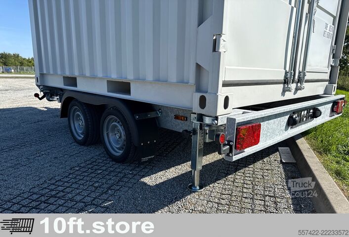 10-stopni skladišni kontejner, prikolica za kontejnere 10ft.store e.U. 10 Fuß Lagercontainer Containeranhänger