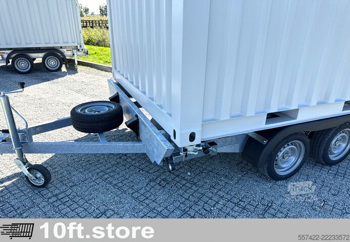 10-stopni skladišni kontejner, prikolica za kontejnere 10ft.store e.U. 10 Fuß Lagercontainer Containeranhänger
