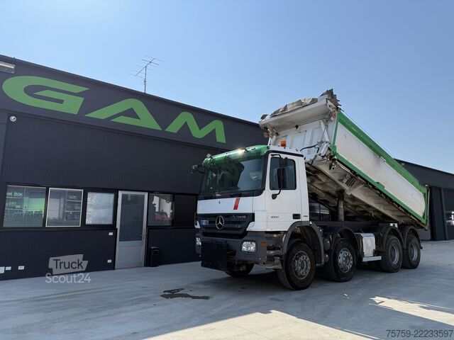 شاحنة قلابة Mercedes-Benz Actros 4151K V8 KIPPER 8x4 Euro5 40Ton