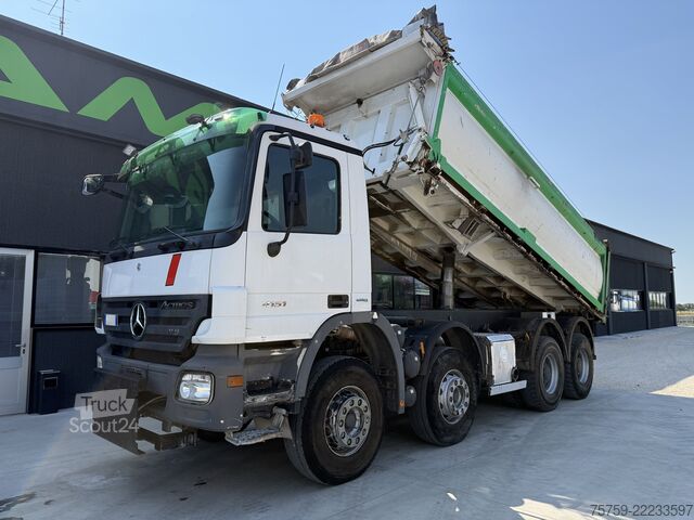 شاحنة قلابة Mercedes-Benz Actros 4151K V8 KIPPER 8x4 Euro5 40Ton