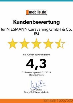 Teilintegriertes Wohnmobil Bürstner Signature SFT 7.1 Truma 6E