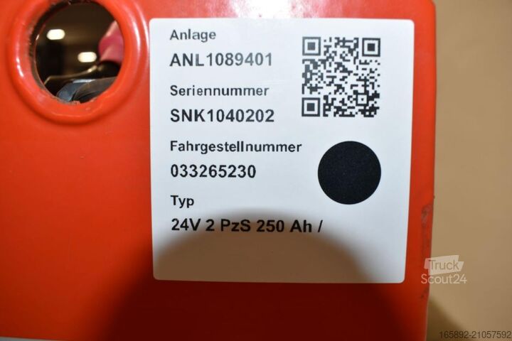 Heftruckaccu GRUMA 24 Volt 2 PzS 250 Ah