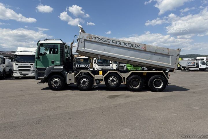 Φορτηγό ειδικού σκοπού MAN TGS 41.480 10x4 Kipper / Swiss-Vehicle