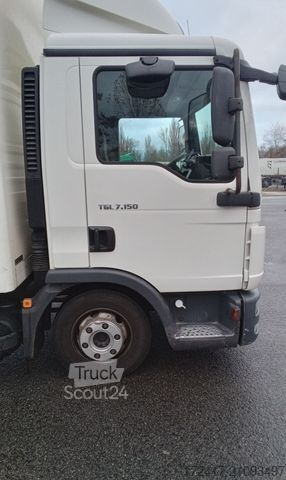 Κλειστό βαν MAN TGL 7.150 BB wie 8.180 8.150 Hebebühne AC EURO 5