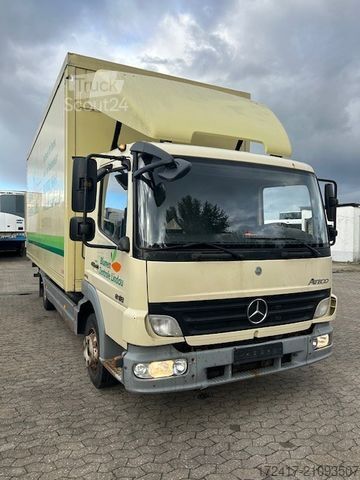شاحنة صندوقية MERCEDES-BENZ ATEGO 818 816 BLUMENKOFFER LUFTFEDERUNG MANUEL