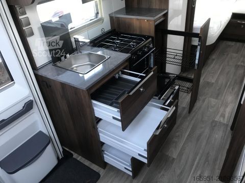 Τροχόσπιτο Fendt Diamant 650 GD Einzelbettauszug 2500kg