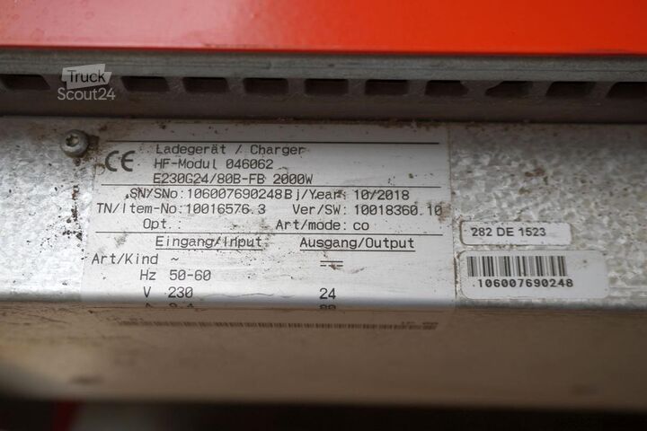 Bateria de empilhadeira INDUSTRIE AUTOMATION powertron E24V/ 80A