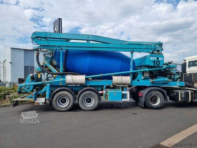 Betoniera De Buf 9 m³ / Pompa per calcestruzzo Sermac 24 m  De Buf Beton-Mischer 9m³/Sermac 24m Betonpumpe