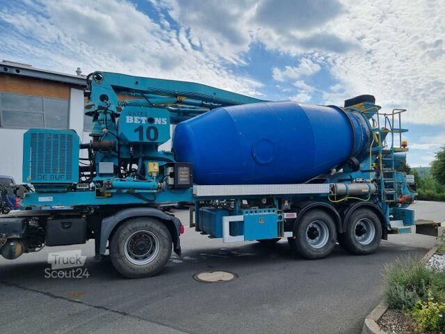 Betoniera De Buf 9 m³ / Pompa per calcestruzzo Sermac 24 m  De Buf Beton-Mischer 9m³/Sermac 24m Betonpumpe