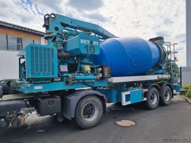 Betoniera De Buf 9 m³ / Pompa per calcestruzzo Sermac 24 m  De Buf Beton-Mischer 9m³/Sermac 24m Betonpumpe