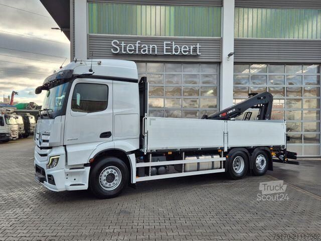 Trailer πλατφόρμας Mercedes-Benz Actros 2545 L 6x2 Hiab L-HIPRO 235 DLS-3