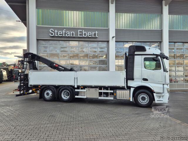 Trailer πλατφόρμας Mercedes-Benz Actros 2545 L 6x2 Hiab L-HIPRO 235 DLS-3