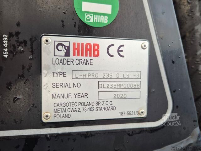 Trailer πλατφόρμας Mercedes-Benz Actros 2545 L 6x2 Hiab L-HIPRO 235 DLS-3