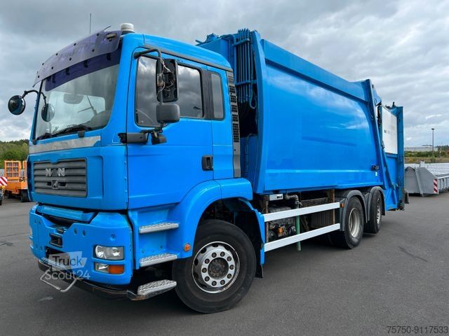 شاحنة جمع القمامة MAN 26.310 6x2 Schörling 3RII 22,5 SE/0 Kombischütte