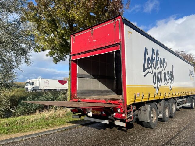 Curtain sided Tracon Trailers TO 3 Stuuras / Lift-as / Sluitende Laadklep / N...