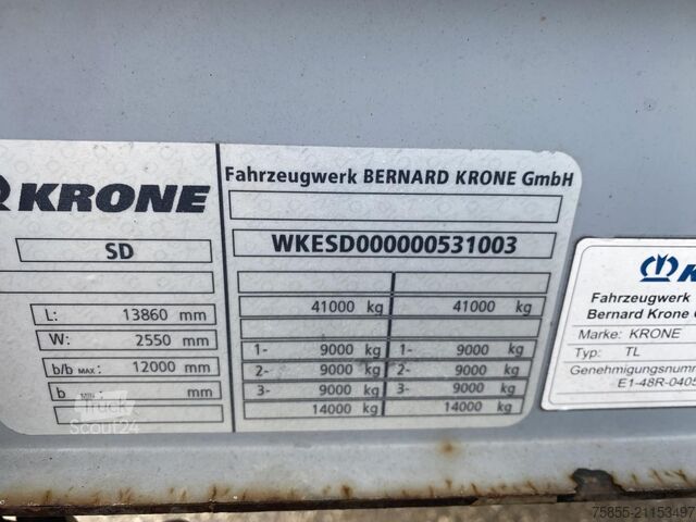 Schuifzeilen Krone N/A Coil / Mercedes Axles / NL Trailer