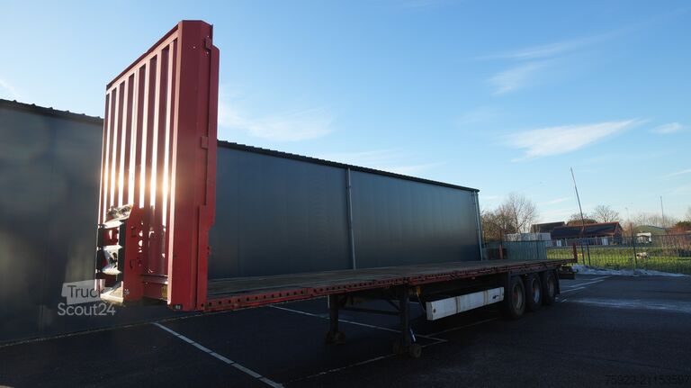 Platform aanhanger Krone Flatbed trailer