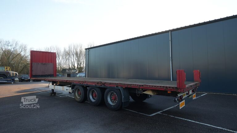 Platform aanhanger Krone Flatbed trailer