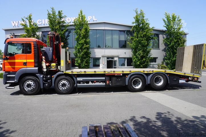 Евакуатор з краном MAN TGS 35.360 E6 8×2 / FASSI F235A.2.22