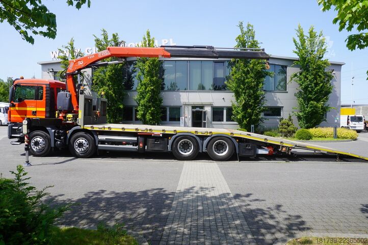 Евакуатор з краном MAN TGS 35.360 E6 8×2 / FASSI F235A.2.22