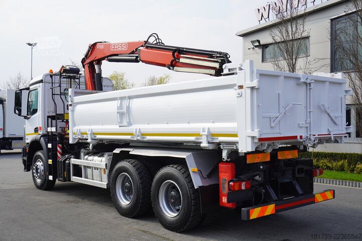 Billenő daruval Mercedes-Benz Arocs 2636 / 6x4 / HDS Fassi / 3-Way Tip