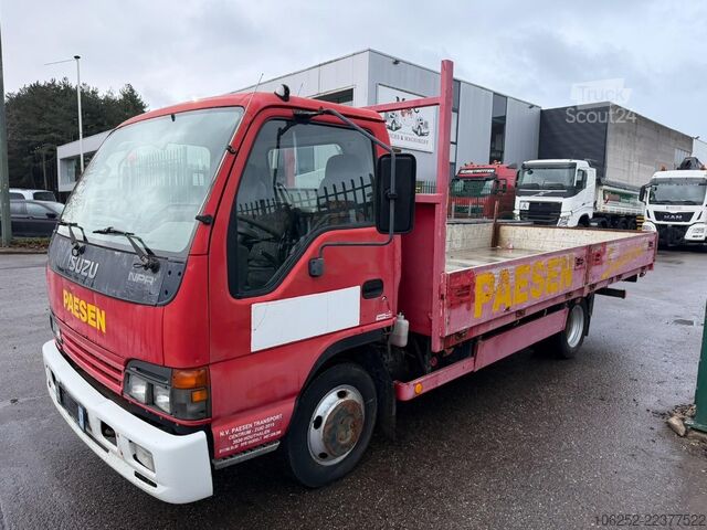 Open laadbak ISUZU NPR77 - 3.5T - 3.0L DIESEL - PICK-UP 4m75 - MAN...