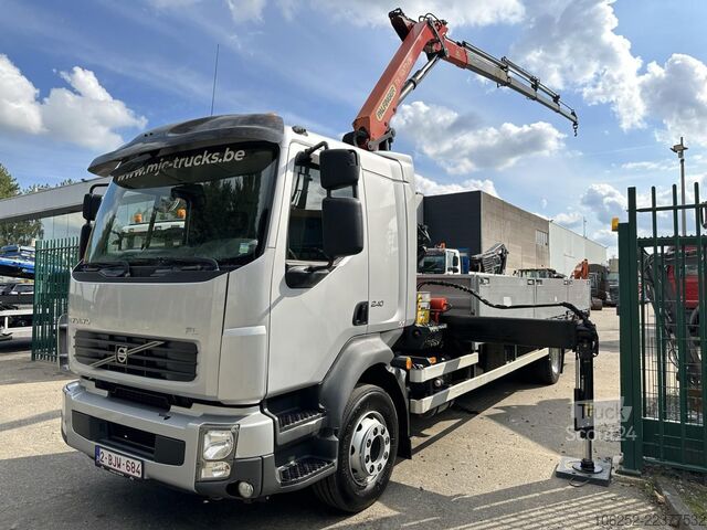 Open laadbak Volvo FL 240 EEV PLATEAU + KRAAN PK 9002-EH C (4x) + ...
