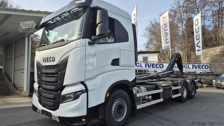 Ribaltabile scarrabile con Hiab Multilift Ultima Iveco X-WAY Fahrgestell AS280 X 53Y/PS ON
