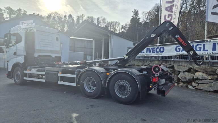 Ribaltabile scarrabile con Hiab Multilift Ultima Iveco X-WAY Fahrgestell AS280 X 53Y/PS ON