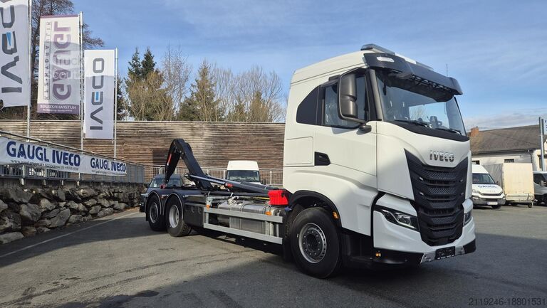 Ribaltabile scarrabile con Hiab Multilift Ultima Iveco X-WAY Fahrgestell AS280 X 53Y/PS ON