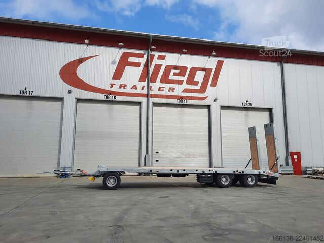  Fliegl Tiefladeanhänger DTL 300 P Agrar 5,9m