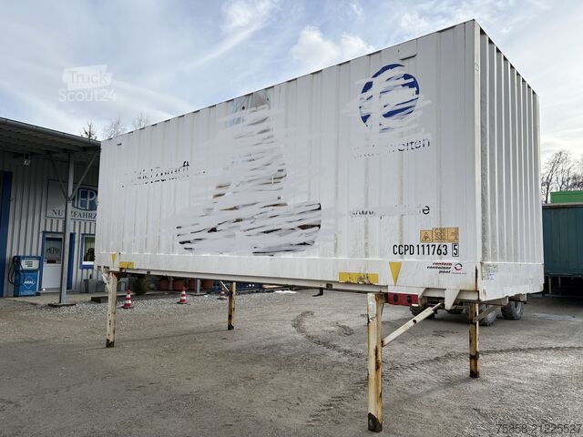 Değiştirilebilir kasa kutu yapılı Krone BDF Wechselkoffer Stahl Türen 2015