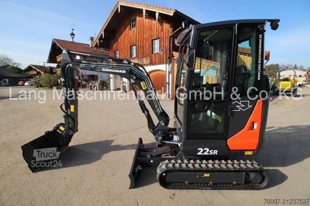 Minikoparka EUROCOMACH 22SR inkl. Powertilt & Löffelset