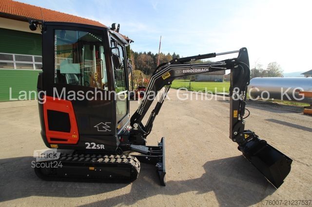 Minikoparka EUROCOMACH 22SR inkl. Powertilt & Löffelset