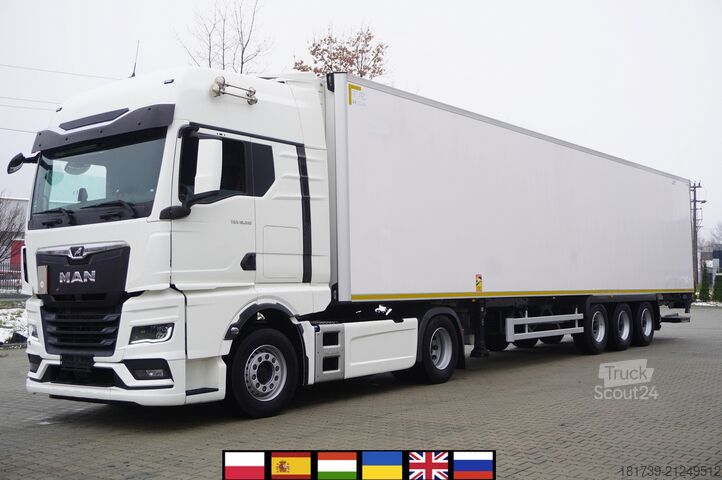 Tractor unit + refrigerated semi-trailer MAN TGX 18.510 4×2 tractor unit / Lamberet