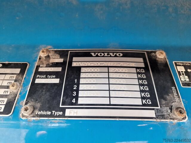 Standard-SZM Volvo FH 460 EEV - 6X2 - manual - stand clima - strai...