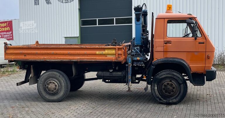 Camion-grue MAN LT 8.150 Kran Kipper Allrad