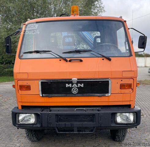 Camion-grue MAN LT 8.150 Kran Kipper Allrad