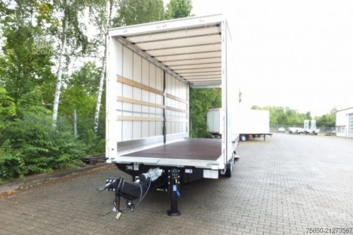 Open trailer with tarp Möslein TPS 11 DL 7,30  neuer Planenanhänger, Ladebordwand + Durchladbar