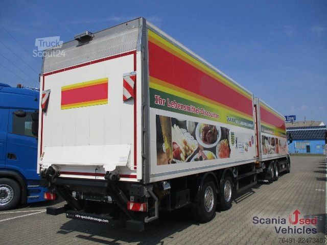 Chłodnia (samochód ciężarowy) Scania R 450 B6x2*4NB Kühlkoffer-Durchladezug mit Lbw.