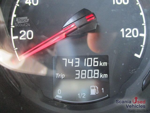 Chłodnia (samochód ciężarowy) Scania R 450 B6x2*4NB Kühlkoffer-Durchladezug mit Lbw.