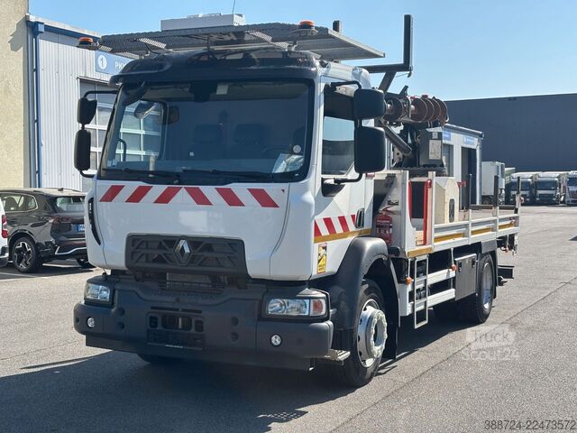 Krautuvas sumontuotas ant sunkvežimio RENAULT D240.13*E6d*Bohrgerät*Klima*Drilling*92.000 km!*